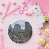 Historisch district in Quebec Papieren Bordje (Feest)