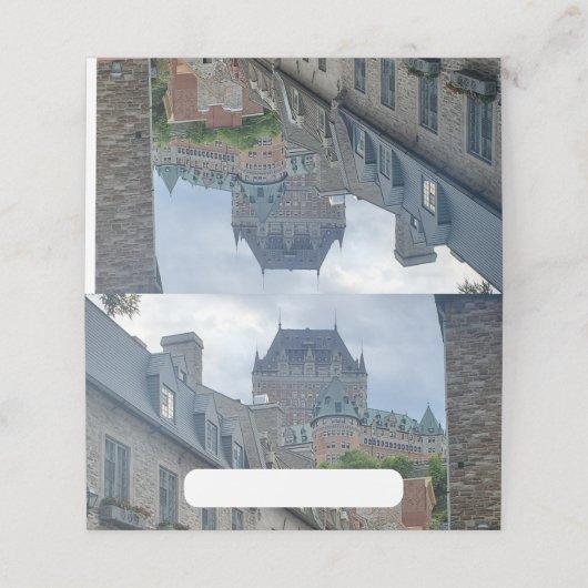 Historisch district in Quebec Plaatskaartje (Buitenkant ongevouwen)