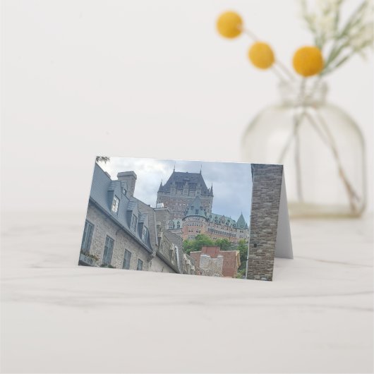 Historisch district in Quebec Plaatskaartje (Achterkant)