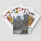 Historisch district in Quebec Pokerkaarten (Achterkant)