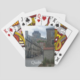 Historisch district in Quebec Pokerkaarten