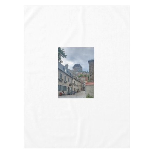 Historisch district in Quebec Tafelkleed (Voorkant)