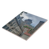 Historisch district in Quebec Tegeltje (Zijkant)