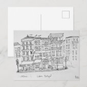 Historisch district van Alfama | Lissabon, Portuga Briefkaart (Voorkant / Achterkant)