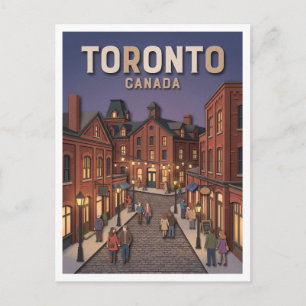 Historisch district van de distilleerderij Toronto Briefkaart