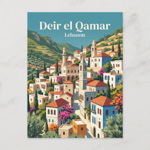 Historisch dorp, Deir el Qamar Libanon Briefkaart