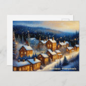 Historisch dorp van Marianna Borough, Pennsylvania Briefkaart (Voorkant / Achterkant)