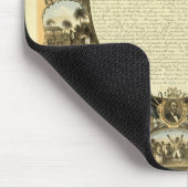 Historisch Emancipatie mousepad Muismat (Hoek)