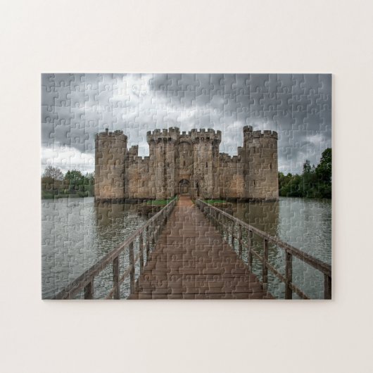 Historisch Engels Castles Bodiam Castle Sussex Legpuzzel (Horizontaal)