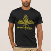 Historisch fencing cool t-shirt design (Voorkant)
