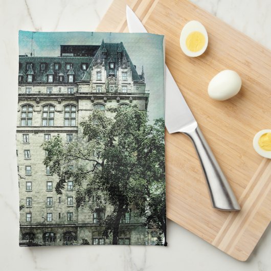 Historisch Fort Garry Hotel Theedoek (Quarter Fold)