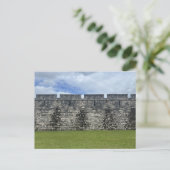 Historisch fort kustlandschap briefkaart (Staand voorkant)