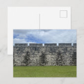 Historisch fort kustlandschap briefkaart (Voorkant / Achterkant)