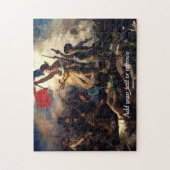 Historisch Frans "Liberty Leading the People" 1830 Legpuzzel (Verticaal)