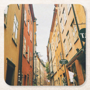 Historisch Gamla Stan, Oude Stad Stockholm Kartonnen Onderzetters