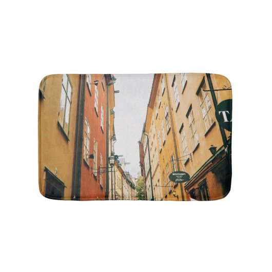 Historisch Gamla Stan, Oude Stad van Stockholm Badmat (Voorkant)