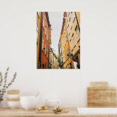 Historisch Gamla Stan, oude stad van Stockholm Poster (Keuken)