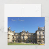 Historisch gebouw in Parijs Frankrijk Briefkaart (Voorkant / Achterkant)