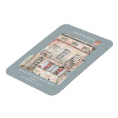 Historisch gebouw New Orleans waterverf Magneet (Linkerzijde)