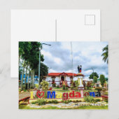 Historisch gemeentebestuur van Magdalena in Laguna Briefkaart (Voorkant / Achterkant)
