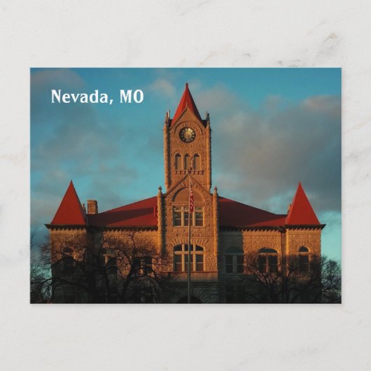 Historisch gerechtshof briefkaart (Voorkant)