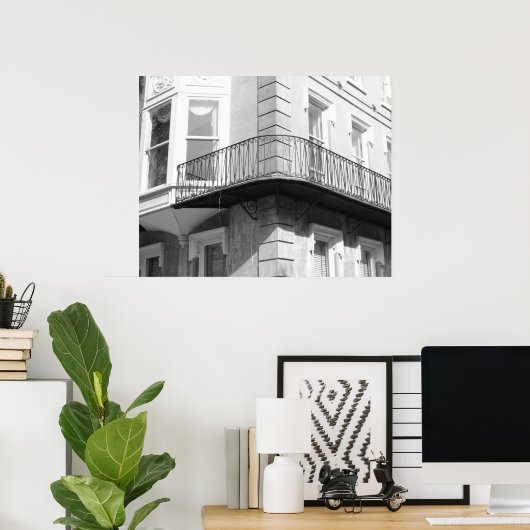 Historisch gesproken ~ Charleston, South Carolina Poster (Thuiskantoor)