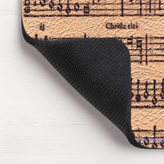 Historisch Gregorian Chant Sheet Music Mousemat Muismat (Hoek)