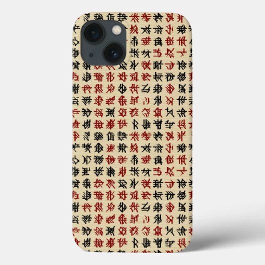 Historisch historisch Chinees Xia-scriptontwerp Case-Mate iPhone Case (Achterkant)