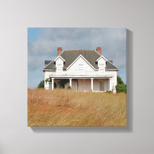Historisch huis canvas afdruk (Voorkant)