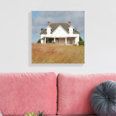 Historisch huis canvas afdruk (Insitu (Woonkamer))