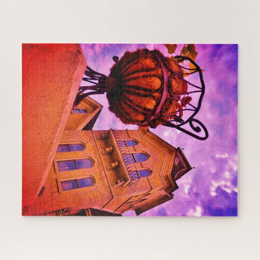 Historisch huis legpuzzel (Horizontaal)