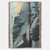 Historisch ijs op Niagara Herfsten gooien Blanket Deken (Voorkant Verticaal)