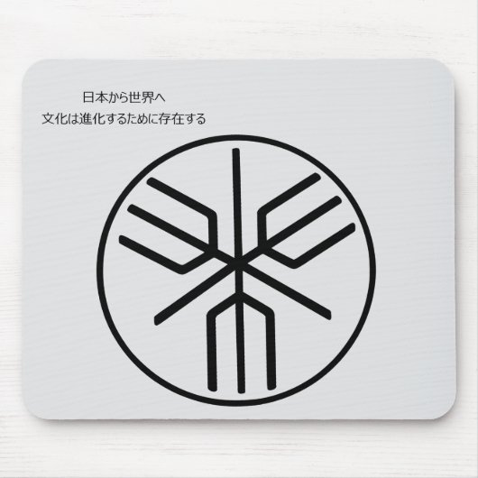 Historisch Japans Archipel Embleem Muismat (Voorkant)