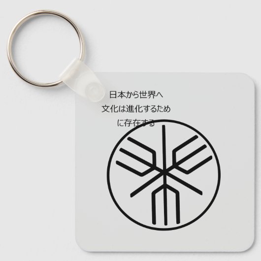 Historisch Japans Archipel Embleem Sleutelhanger (Voorkant)