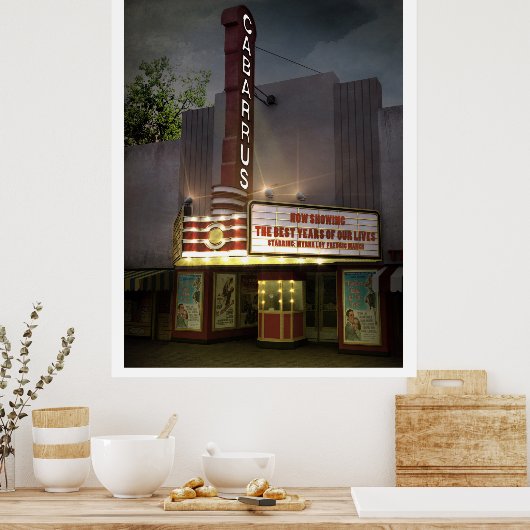 Historisch kaastheater poster (Keuken)