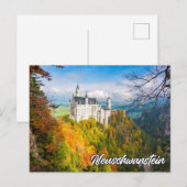 Historisch kasteel Neuschwanstein, Duitsland Briefkaart (Voorkant / Achterkant)