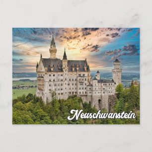 Historisch kasteel Neuschwanstein, Duitsland Briefkaart