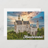 Historisch kasteel Neuschwanstein, Duitsland Briefkaart (Voorkant / Achterkant)