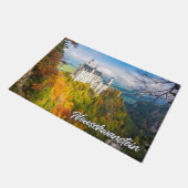 Historisch kasteel Neuschwanstein, Duitsland Deurmat (Schuin)