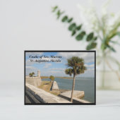 Historisch kasteel van San Marcos Feestdagenkaart (Staand voorkant)