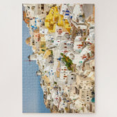Historisch kleurrijk Oia Village Santorini Grieken Legpuzzel (Verticaal)