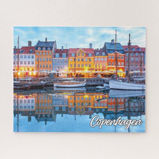 Historisch Kopenhagen, Denemarken Legpuzzel (Horizontaal)