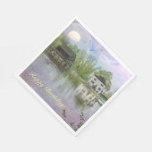 Historisch land Fantastische verjaardag Servet (Hoek)