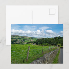 Historisch landschap van Yorkshire Briefkaart