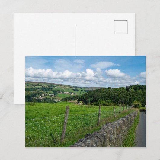 Historisch landschap van Yorkshire Briefkaart (Voorkant / Achterkant)