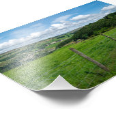 Historisch landschap van Yorkshire Foto Afdruk (Hoek)