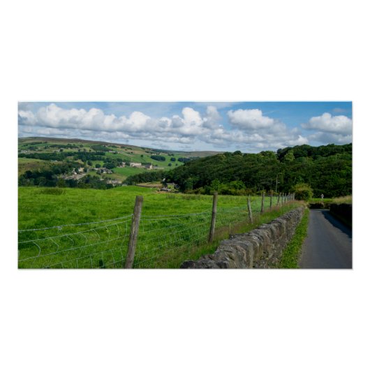Historisch landschap Yorkshire Perfect Poster (Voorkant)