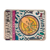 Historisch legaliseer het Poster met wiet-paden Magneet (Horizontaal)