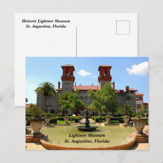 Historisch Lightner Museum Feestdagenkaart (Voorkant / Achterkant)