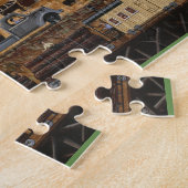 Historisch Logging Camp Puzzle Legpuzzel (Zijkant)